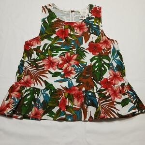 Everly Floral Sleeveless‎ Kids Top